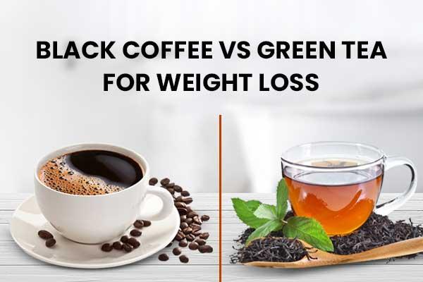 black coffee green tea