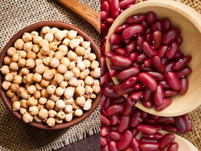 chickpeas vs kidney beans