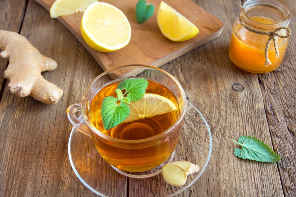 ginger lemon tea detox